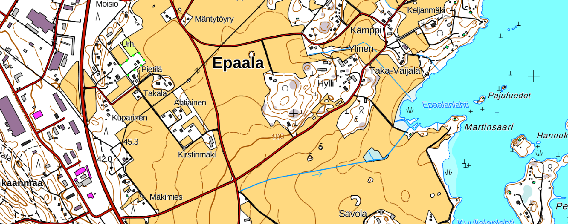 Epaalanlahti sijaitsee Epaalan kulttuurimaisemassa Pälkäneveden länsirannalla. Epaalanlahti