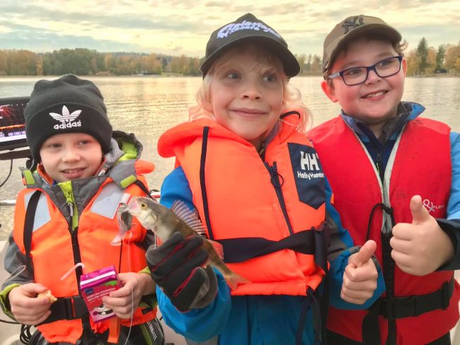 Kuva: Otto Blomqvist, Fantasy Fishing Lapsia Pälkänevedellä